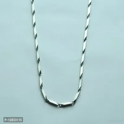 316L Stainless Steel Necklace Silver Color Marina Link Chain for Men Boy  Punk Heavy Long Necklce Male Fashion Jewelry HN01A